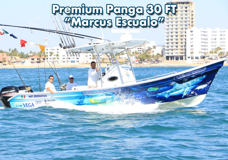 Deep Sea Sport Fishing Premium Panga 30 FT Marcus Escualo - Escualo Sport  Fishing Mazatlán