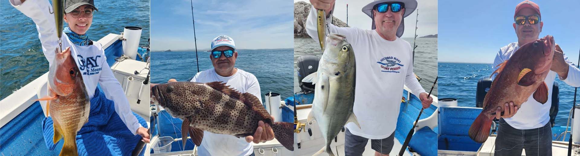 PESCA DEPORTIVA DE FONDO EN MAZATLAN - Escualo Sport Fishing Mazatlán